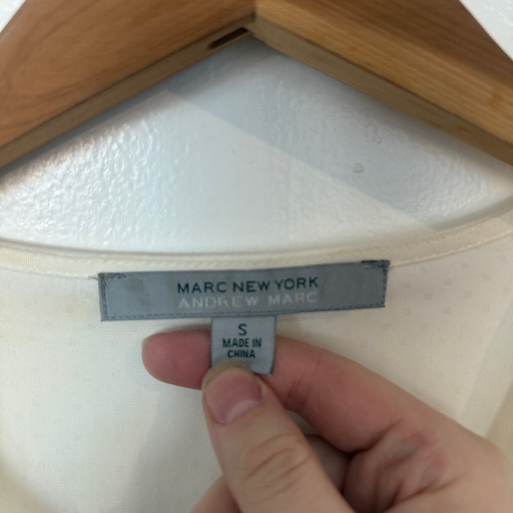 White Ruched Blouse - Picture 2 of 2